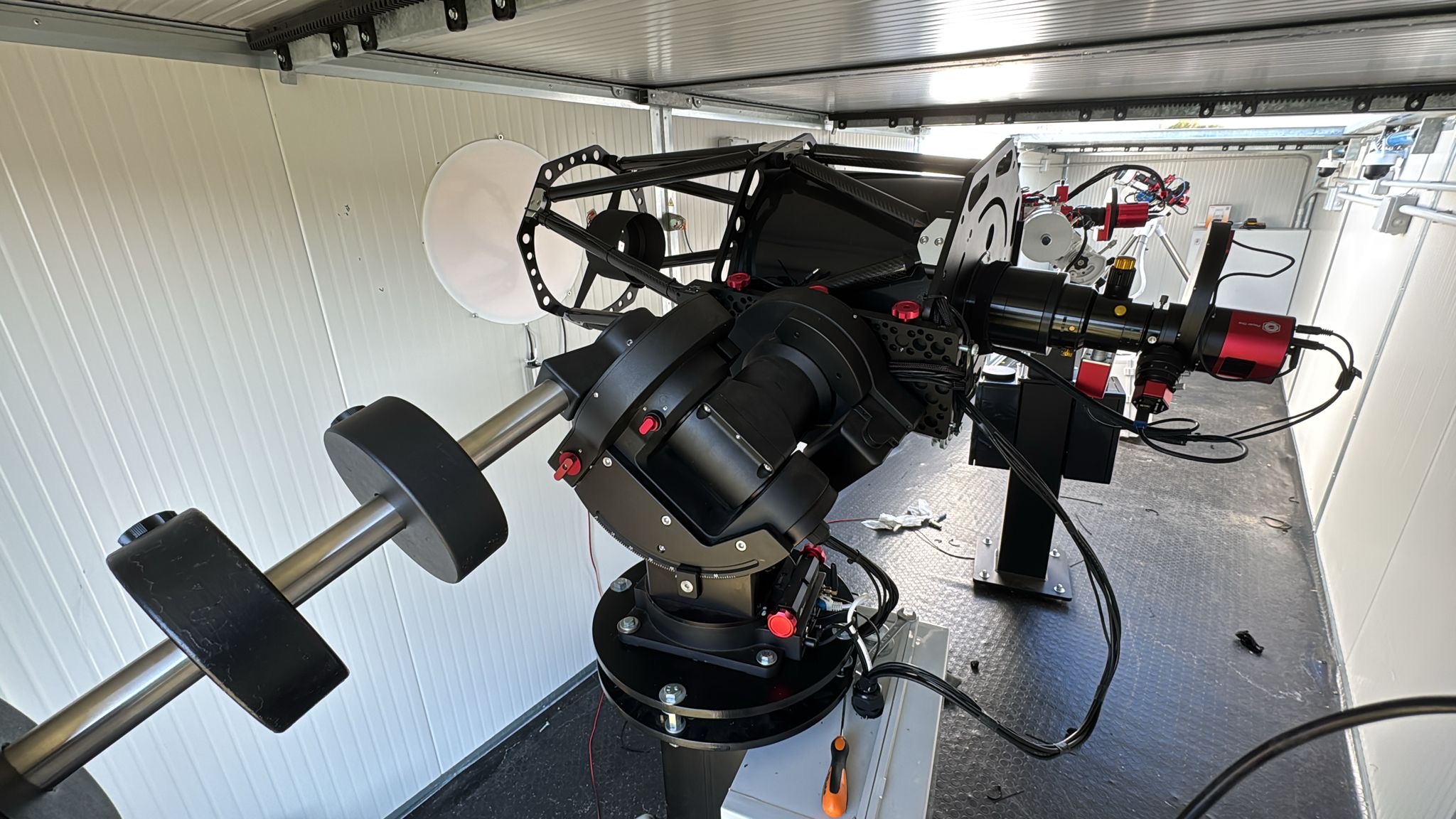 LuxSpace Lab telescope parked