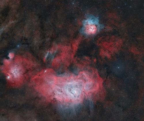The Lagoon and Trifid Nebulae | © Remote AstroPals